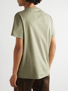 Loewe - Logo-Embroidered Cotton-Jersey T-Shirt - Green