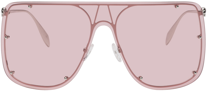 Alexander McQueen Silver Skull Sunglasses