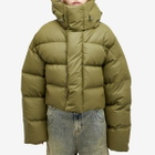Entire Studios Women's MML Hooded Puffer Jacket in Croc