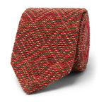 Missoni - Knitted Wool and Silk-Blend Tie - Red