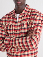 RRL - Matlock Checked Cotton-Flannel Shirt - Red
