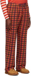 ERL Red Check Sweatpants