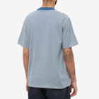 Armor-Lux Men's 59643 Fine Stripe T-Shirt in Blue/Natural