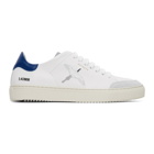 Axel Arigato White and Blue Clean 90 Triple Bird Sneakers