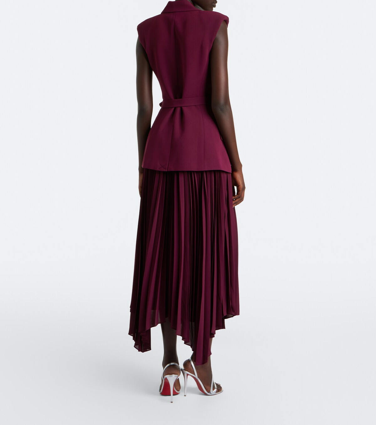 Simkhai Helena crêpe midi dress