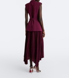 Simkhai Helena crêpe midi dress