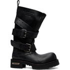 Balenciaga Black Venom High Boots