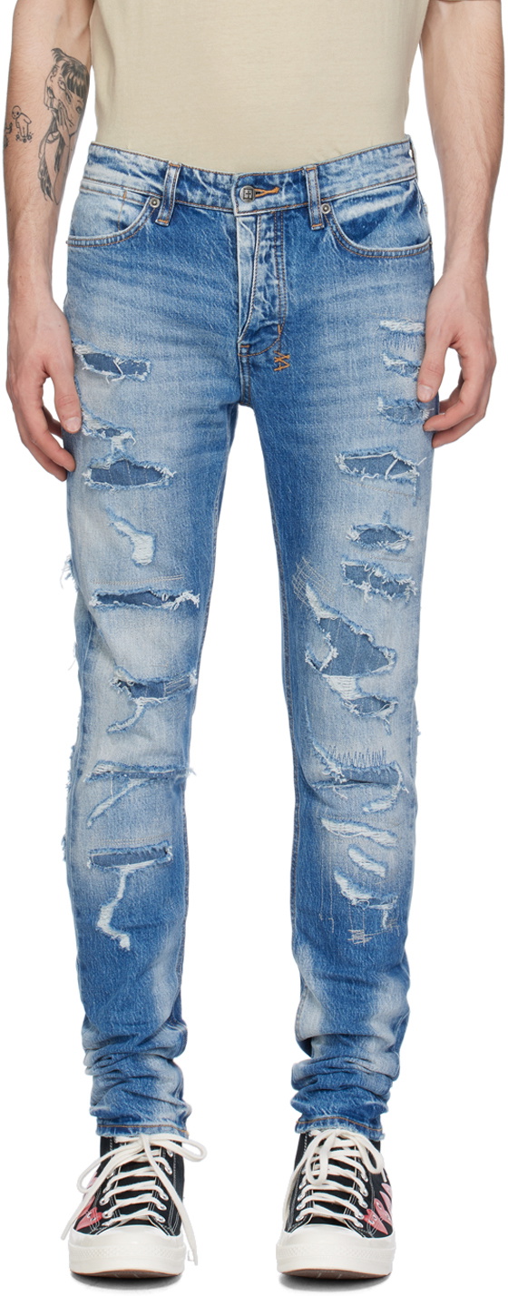 Ksubi Blue Van Winkle Tektonik Dialled Jeans Ksubi