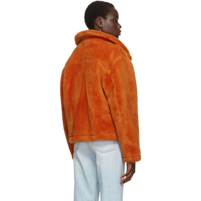 Ambush Orange Wool Fleece Jacket