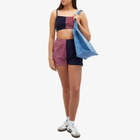 Howlin by Morrison Women's Howlin' Spooky-Doo Mixed Towelling Crop Top in Navy