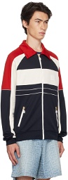 Balmain Blue & Red 70' Track Jacket