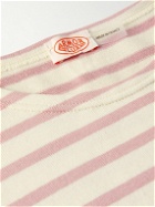 Armor Lux - Striped Cotton-Jersey T-Shirt - Pink
