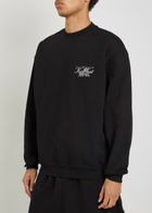 Kidwest Logo-print Cotton Sweatshirt Black