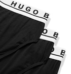 Hugo Boss - Three-Pack Stretch-Cotton Briefs - Black