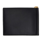 Versace Black Medusa Clip Bifold Wallet