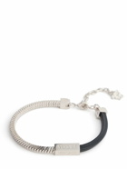 VERSACE Medusa Metal & Leather Bracelet