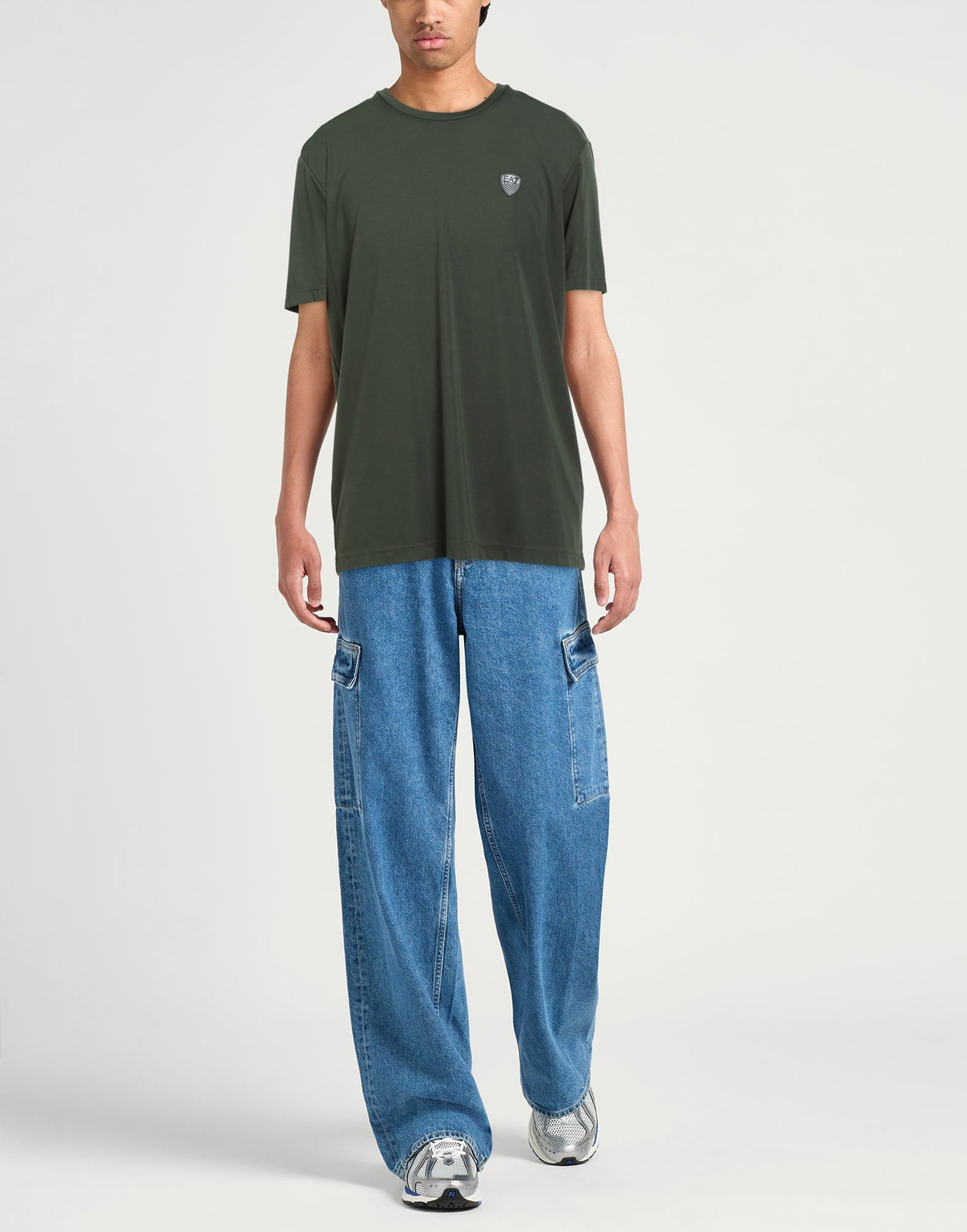 Ea7 Mens T-shirt Military in Green