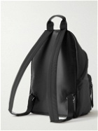 Palm Angels - Logo-Print Leather-Trimmed Shell Backpack