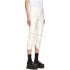 Comme des Garcons Homme Plus White Faux-Leather Skinny Trousers