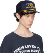 PALY Navy 555-Star Trucker Cap