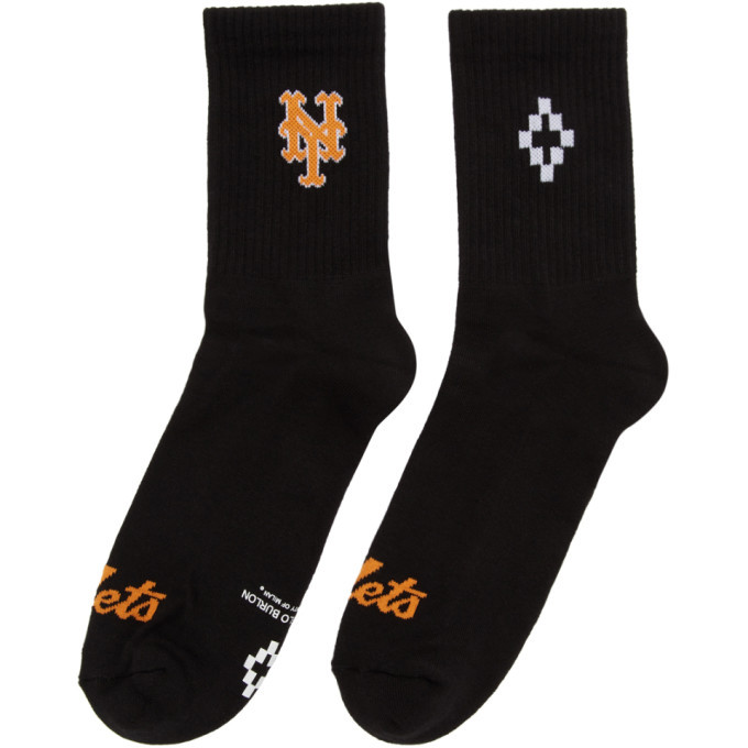 Marcelo Burlon Socks Men Cotton Black