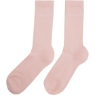 Jacquemus Pink Les Chaussettes Meunier Socks