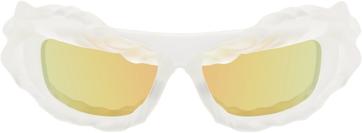 Photo: Ottolinger SSENSE Exclusive White Twisted Sunglasses