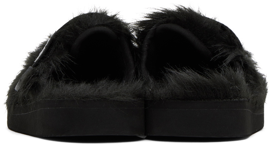 Suicoke Black ZAVO-2EU Slippers