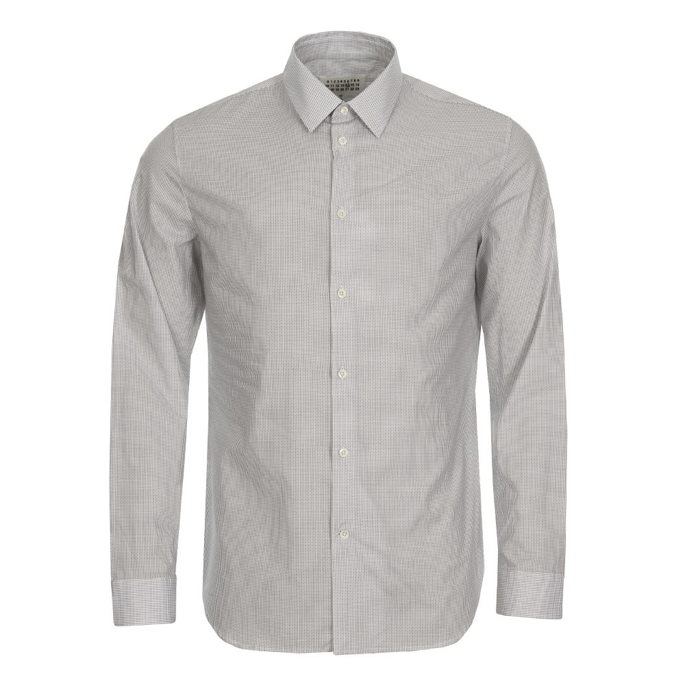 Shirt - Micro Print White