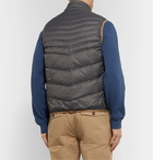 Brunello Cucinelli - Quilted Shell Down Gilet - Gray