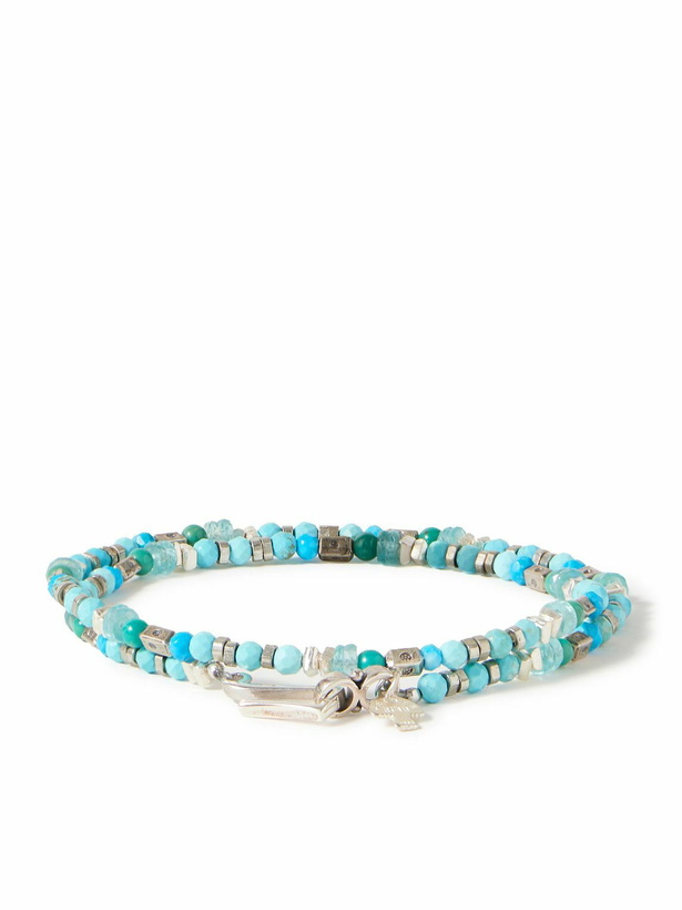 Photo: Peyote Bird - Tulum Sterling Silver Multi-Stone Wrap Bracelet