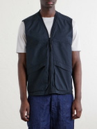 OrSlow - Utility Cotton Vest - Blue