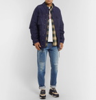 visvim - Social Sculpture 04 Slim-Fit Distressed Denim Jeans - Men - Indigo