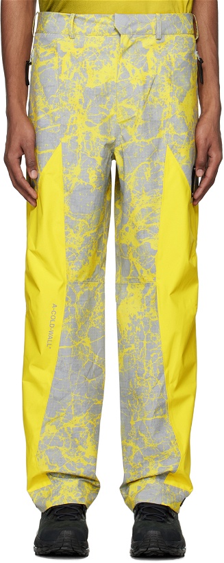 Photo: A-COLD-WALL* Yellow & Gray Grisdale Storm Trousers