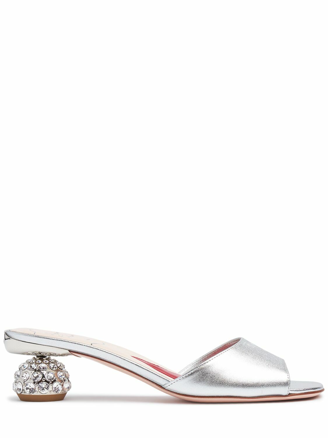 正規品 新品未使用 ROGER VIVIER ミュール 23cm ブルー Woman トランペット パテントレザー ミュール