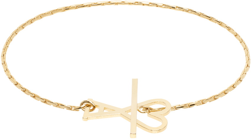 AMI Paris Gold Ami de Cœur Chain Bracelet