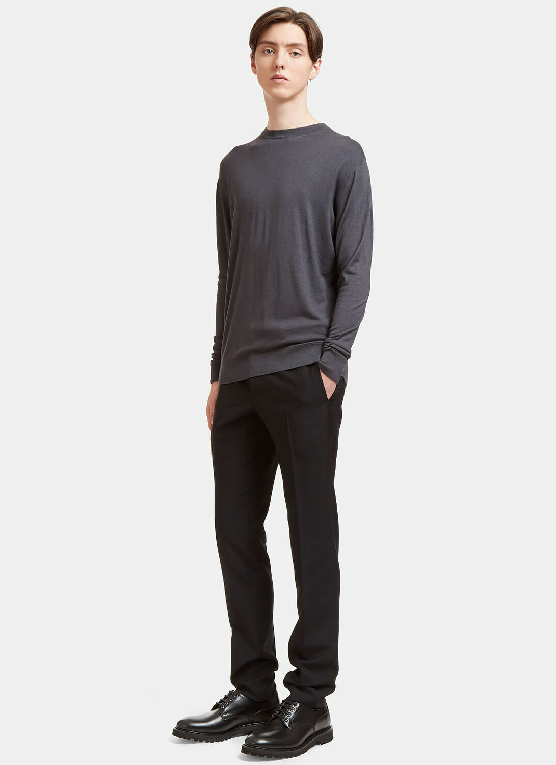 Aiezen Crew Neck Long Sleeved Top