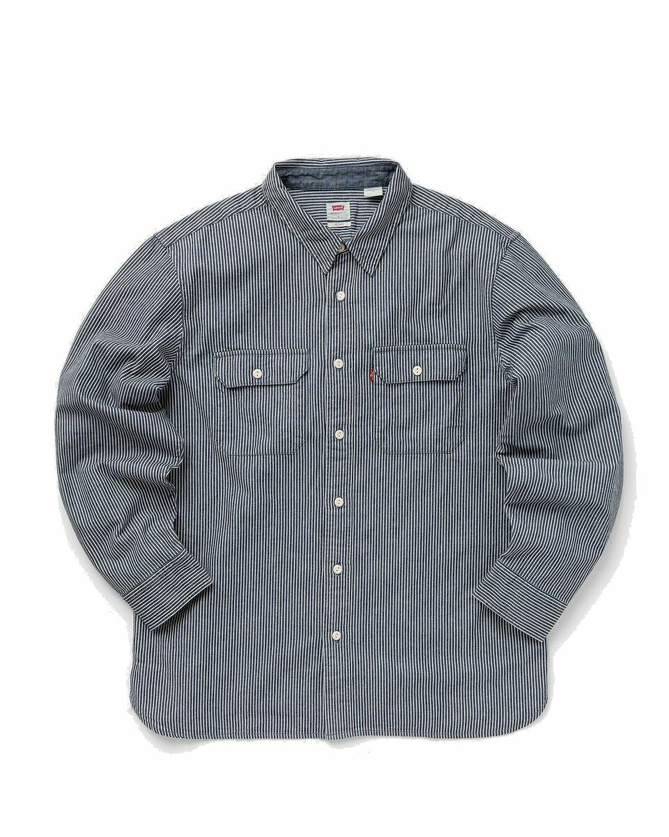 Photo: Levis Classic Worker Blue|White - Mens - Longsleeves