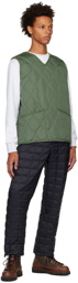 TAION Green Two-Way Down Vest