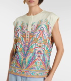 Etro Printed cotton T-shirt