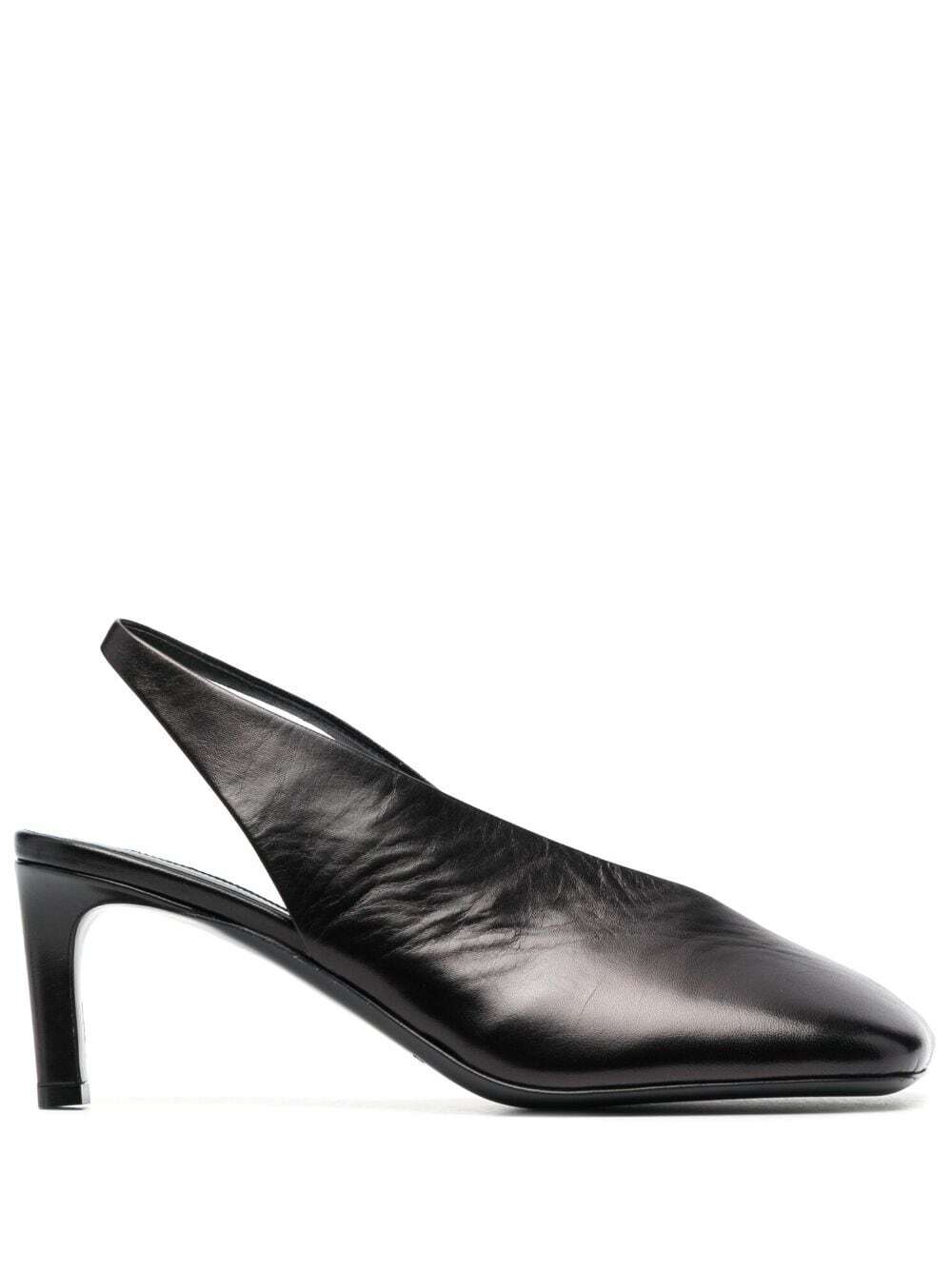 jil sander leather pumps