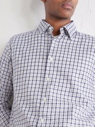 Slowear - Glanshirt Button-Down Collar Checked Cotton Shirt - Gray