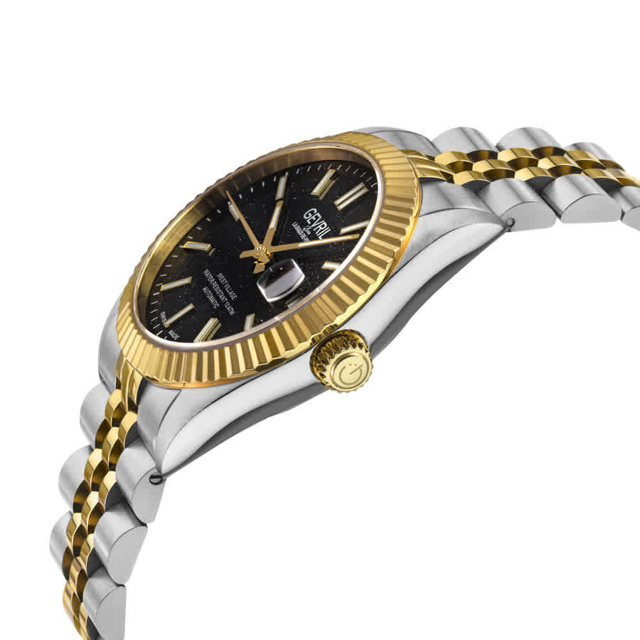 Gevril West Village Automatic Black Dial Mens Watch 48972B