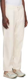 Nanamica Off-White Wide Chino Trousers