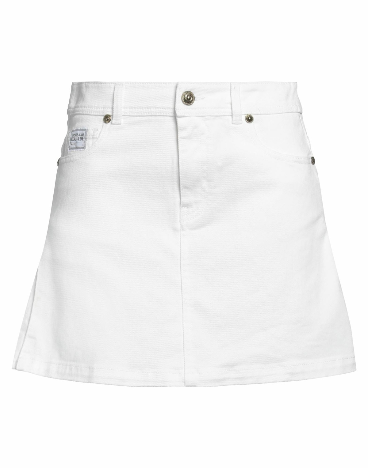 Versace Jeans Couture Womens Denim skirt in White