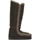 Mou Grey 40 Tall Boots