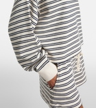 Velvet Isabelle striped cotton jersey sweatshirt