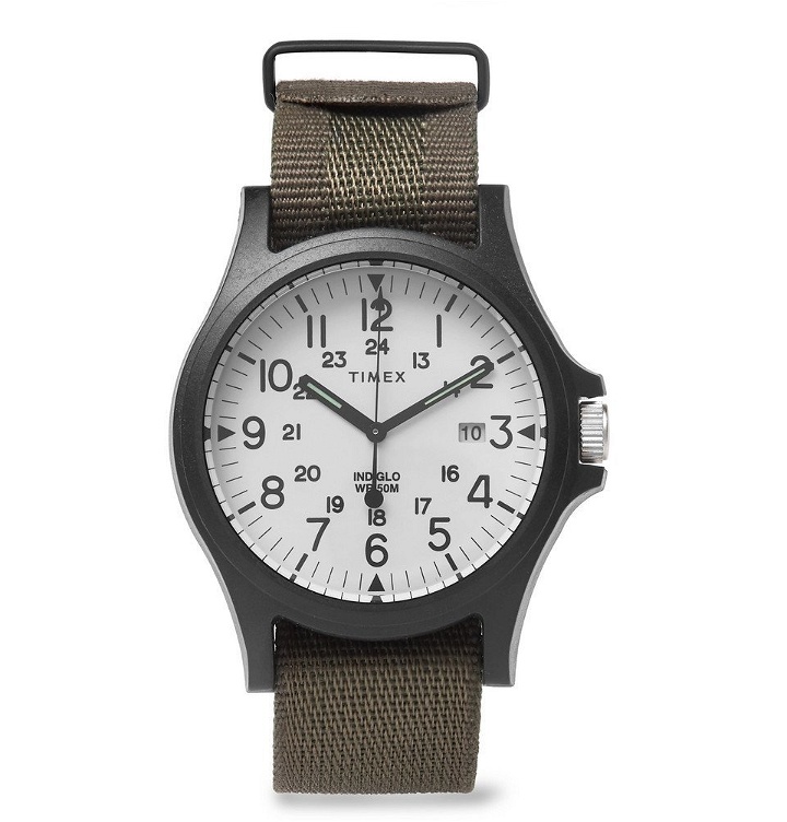 Photo: Timex - Acadia Resin and Grosgrain Watch - Men - White