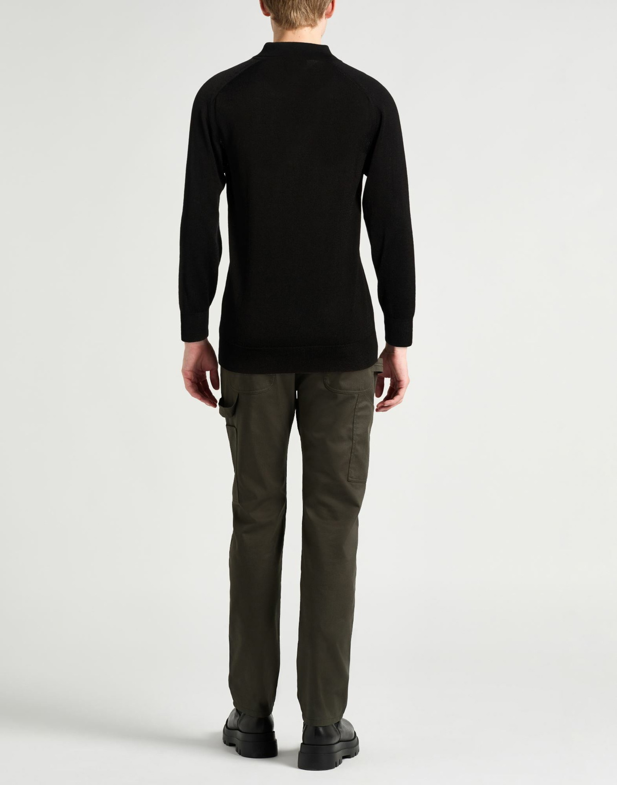 Lardini Mens Sweater in Black
