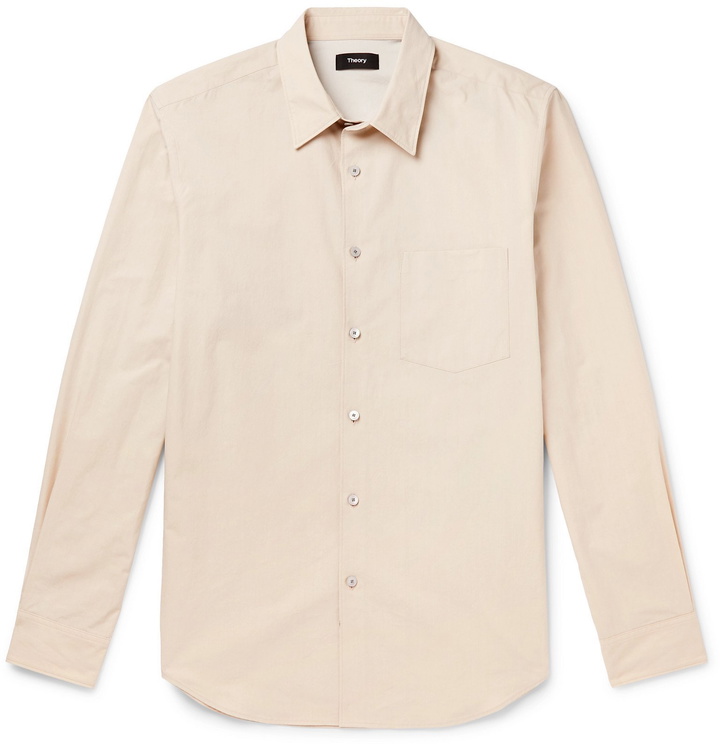 Photo: Theory - Willowmere Cotton-Poplin Shirt - Neutrals